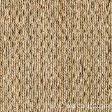 Natural fiber seagrass straw carpet roll